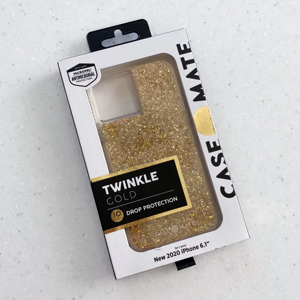 Case Mate Gold Twinkle 6.1” iPhone 12 Case